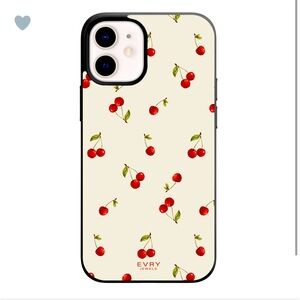EVRY JEWELS SWEET CHERRY PHONECASE ( 15 PRO )